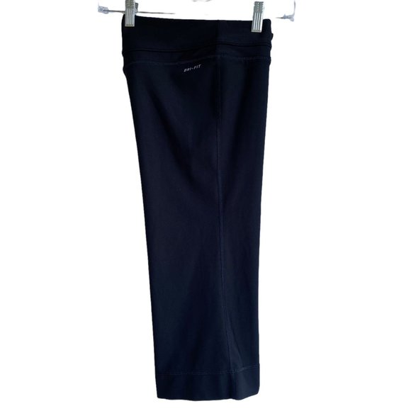 Nike Pro Dri Fit BE STRONG Womens Size XS Leggings Capri Pants Black Running - Picture 4 of 10